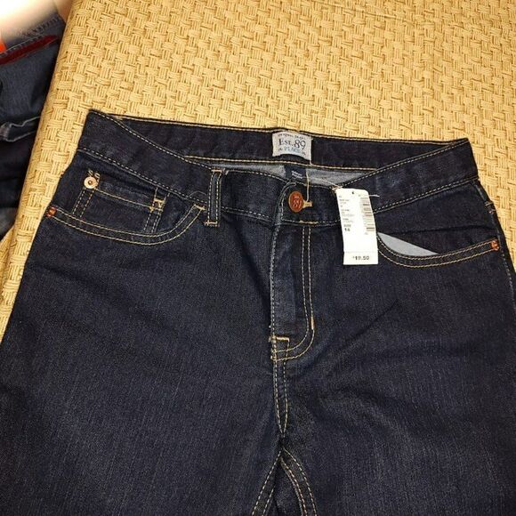 New The Children's Place Blue Skinny Jeans Size Girl's 14 - Picture 2 of 3